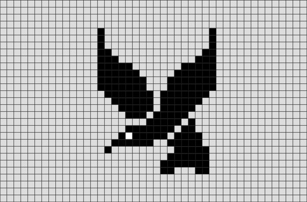 Falcon Pixel Art