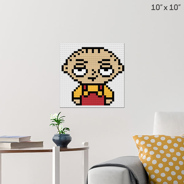 Family Guy Stewie Brick Poster