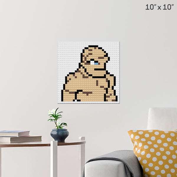 Fantastic 4 The Thing Brick Poster