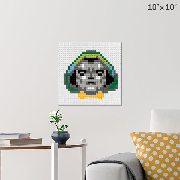 Fantastic Four Doctor Doom Brick Poster