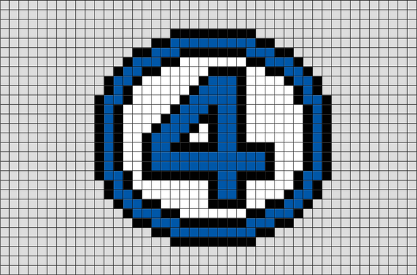 Fantastic Four Pixel Art