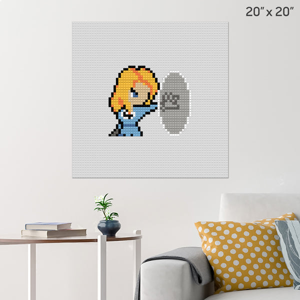 Fantastic Four Susan Storm Brick Poster