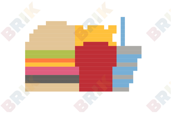 Fast Food Pixel Art