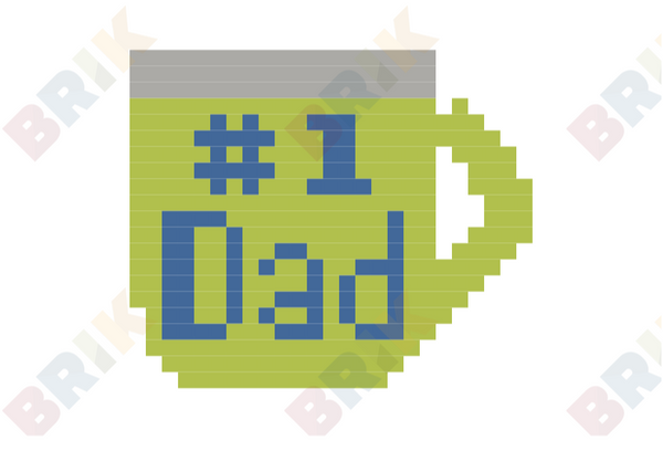 Father's Day Pixel Art