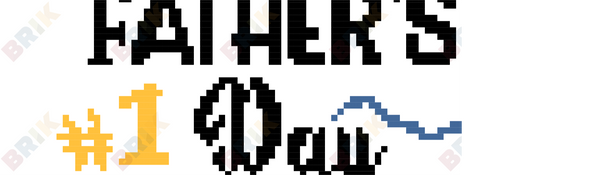 Father's Day Pixel Art