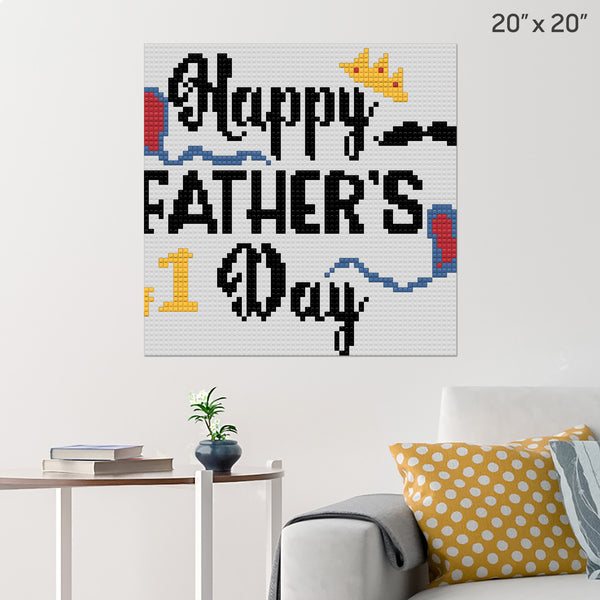 Father's Day Brick Poster
