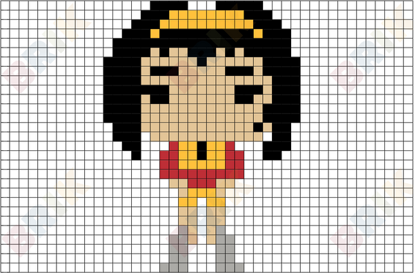 Faye Valentine Pixel Art