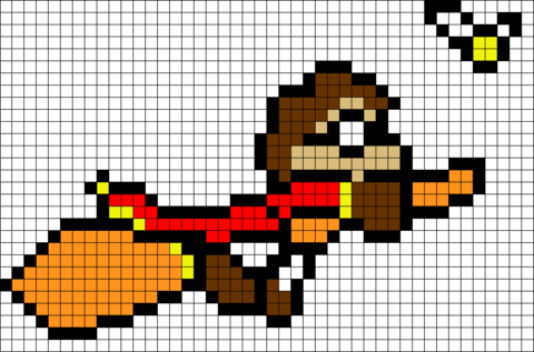 Broom Pixel Art