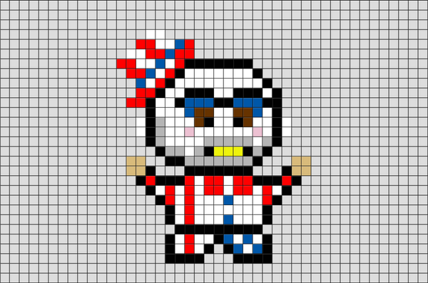 Captain Spaulding Pixel Art