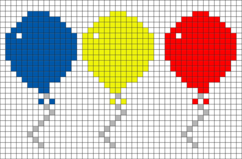 Balloon Pixel Art