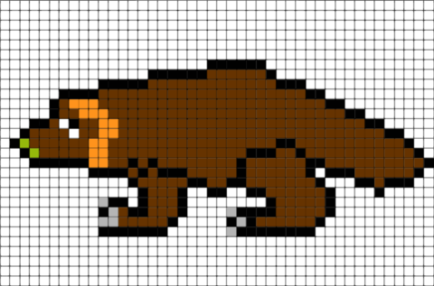 Wolverine Pixel Art