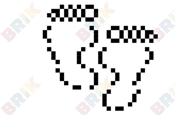 Feet Pixel Art