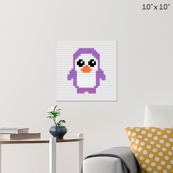 Female Penguin Brick Poster