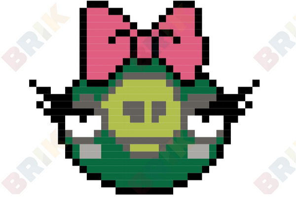 Female Pig Pixel Art