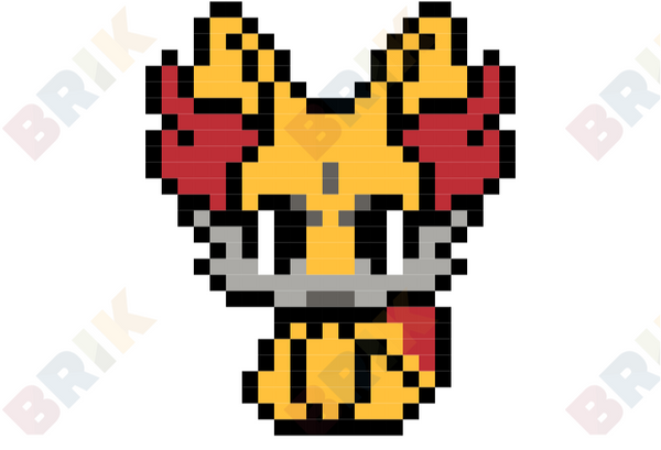 Fennekin Pixel Art