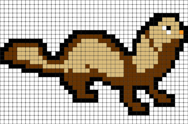 Ferret Pixel Art