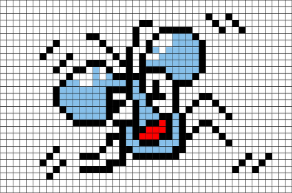 Fighter Fly Arcade Pixel Art