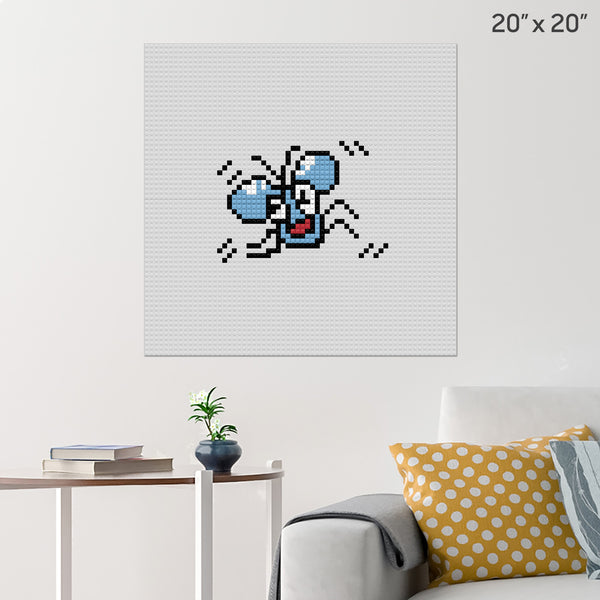 Fighter Fly Arcade Brick Poster