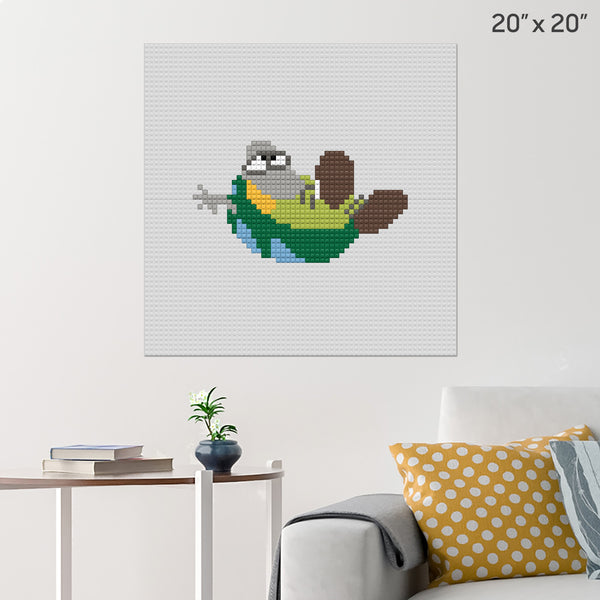 Filburt Shellbach Brick Poster