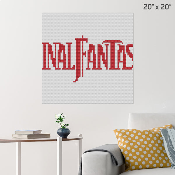 Final Fantasy Title Brick Poster