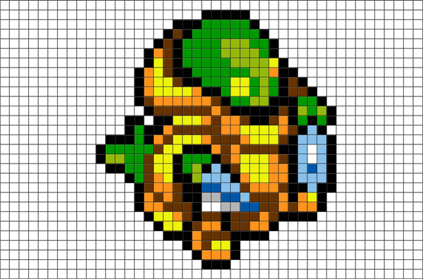 Final Fantasy Tonberry Pixel Art