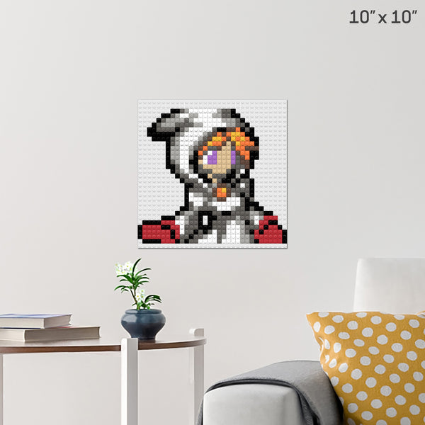Final Fantasy White Mage Brick Poster