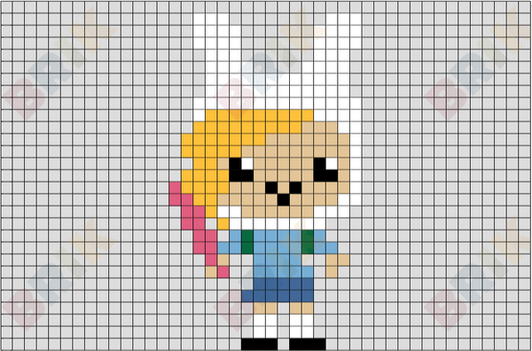 Fionna the Human Pixel Art