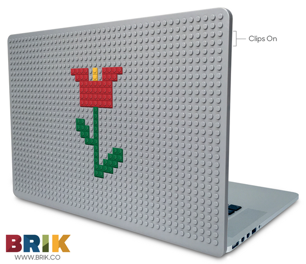 fiore rosso Laptop Case
