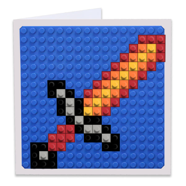 Fire  Sword Greeting Card