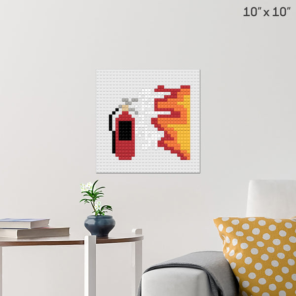 fire Brick Poster