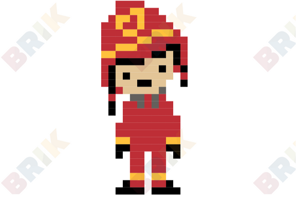 Firefighter Pixel Art