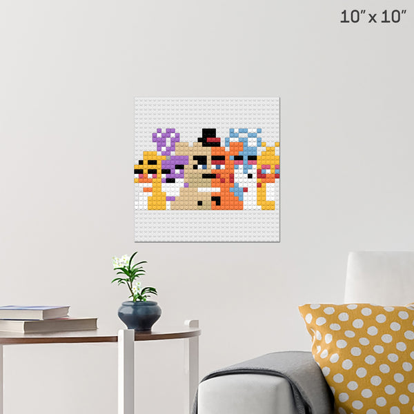 FiveNightsAtFreddys2 Brick Poster