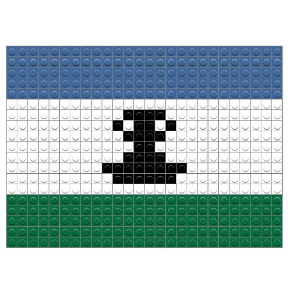 Flag of lesotho
