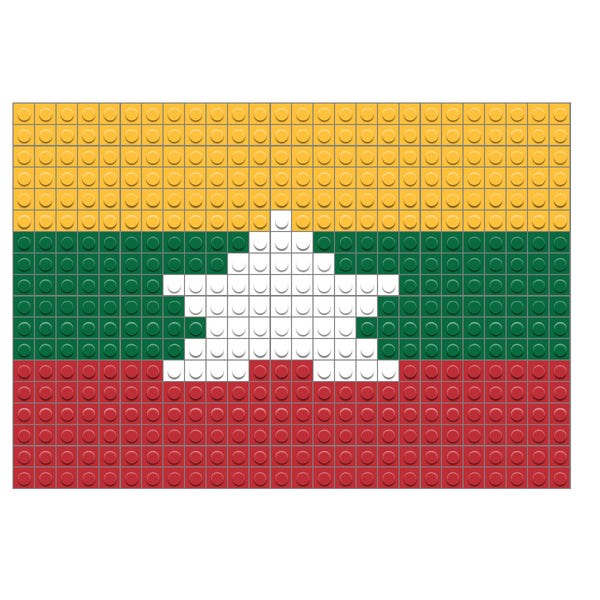 Flag of Myanmar Burma