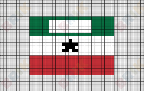 Flag of Somaliland Pixel Art