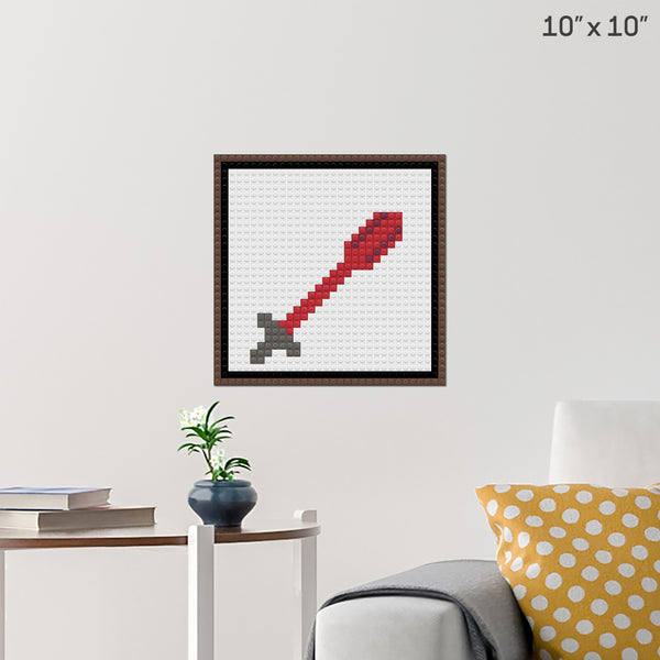 flame.sword Brick Poster