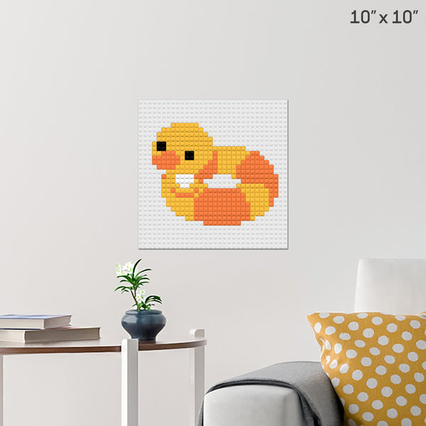 Floatie Brick Poster