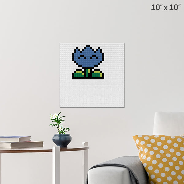 Flor de hielo Brick Poster
