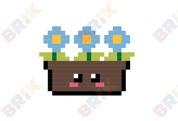 Flower Box Pixel Art