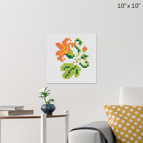 Flower Brick Poster