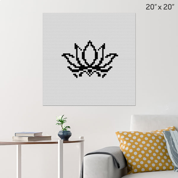 Flower Brick Poster