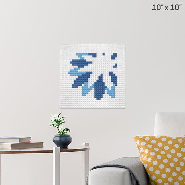 Flower Brick Poster