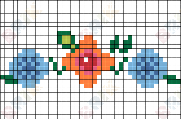 Flowers Pixel Art