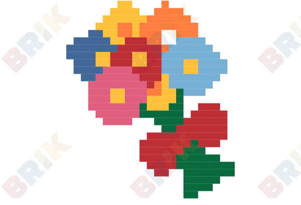 Flowers Pixel Art