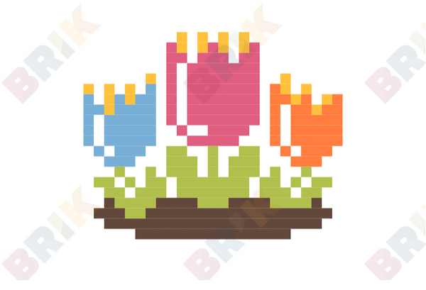 Flowers Pixel Art