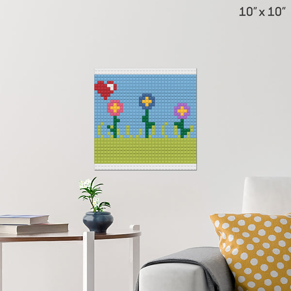 flowers Brick Poster