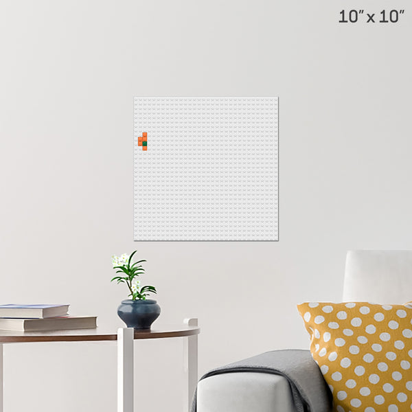 Flowers Brick Poster