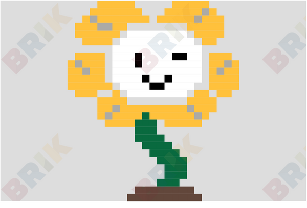 Flowey Pixel Art