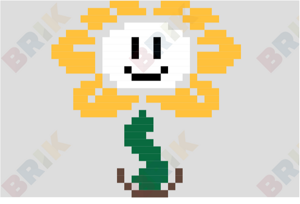 Flowey Pixel Art