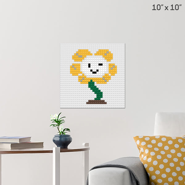 Flowey Brick Poster